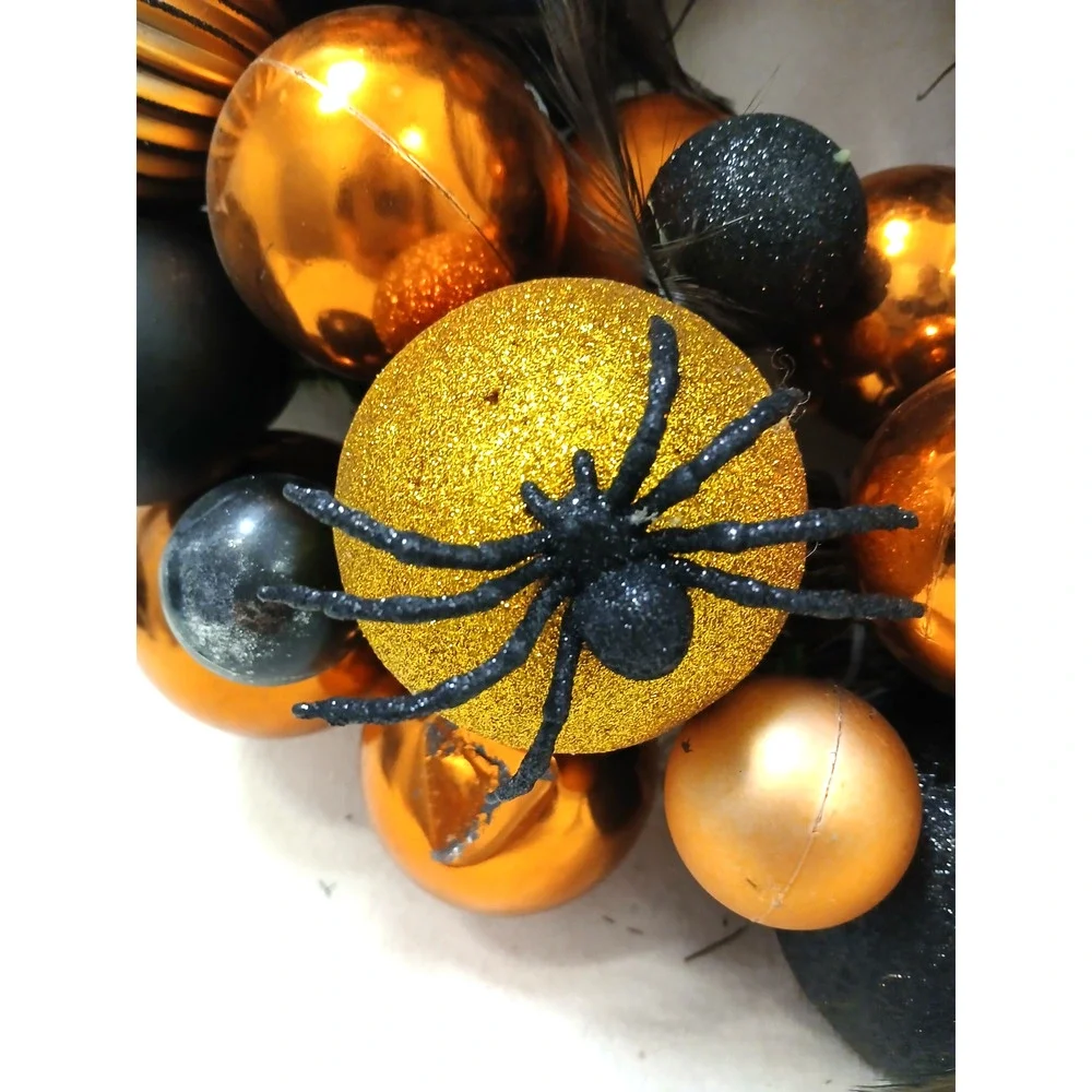 Spider Wreath Halloween Large 18